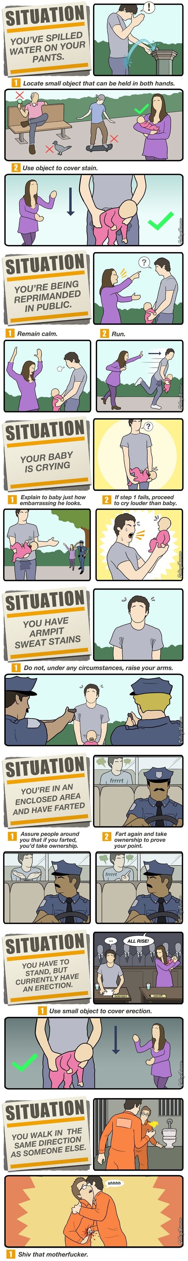 Evacuation instructions