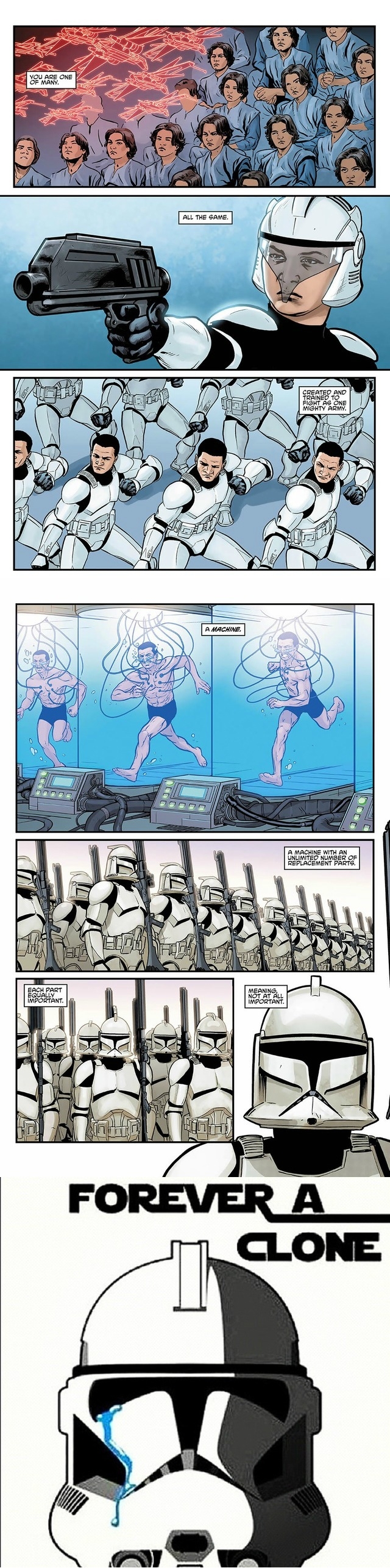 Forever a clone