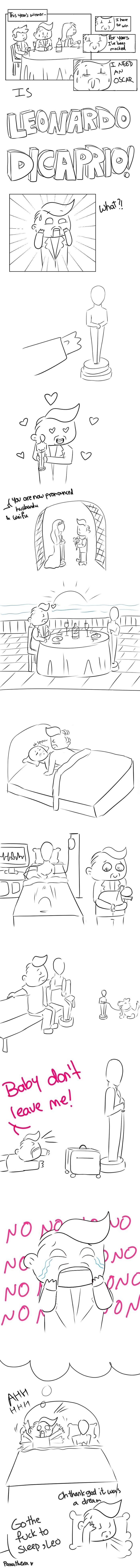 When Leo won an Oscar