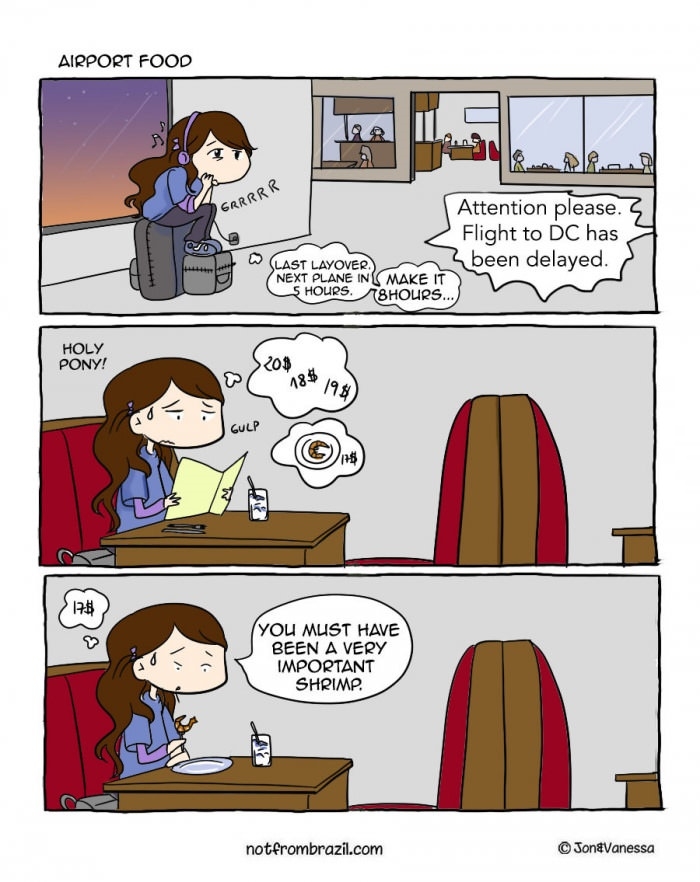 Airport food be like..