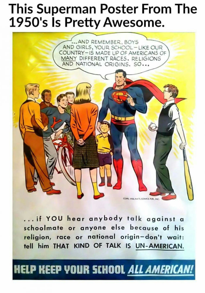 50s Superman poster