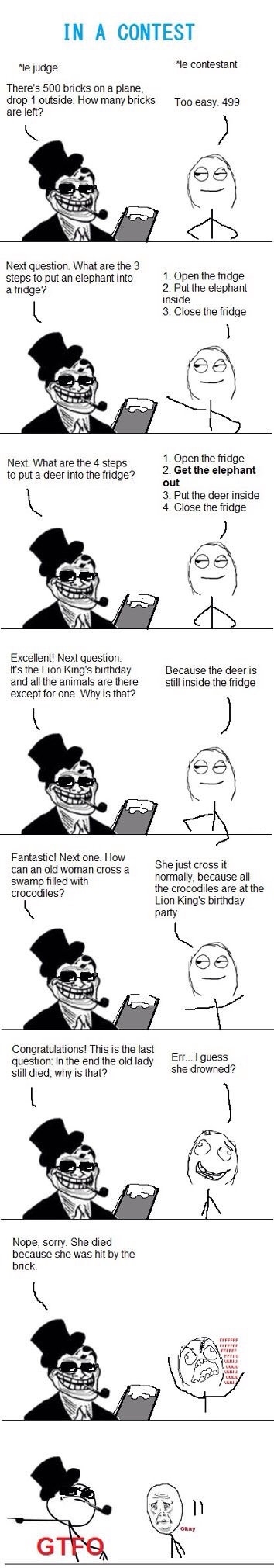 A good old IQ rage test