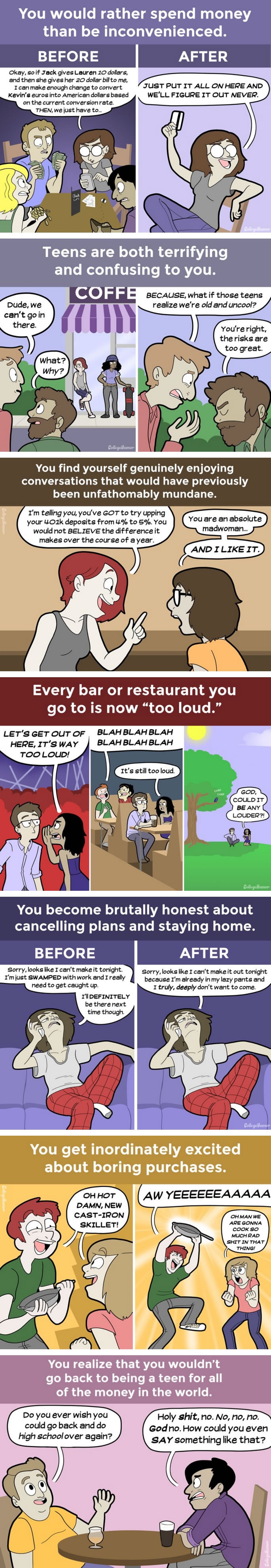 Signs of becoming an adult