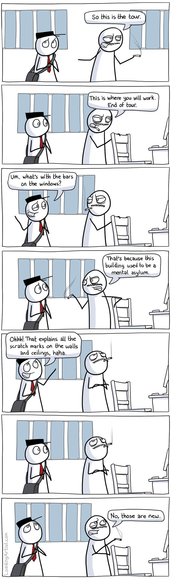 My first day at work