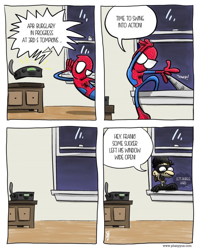 Spidey senseless