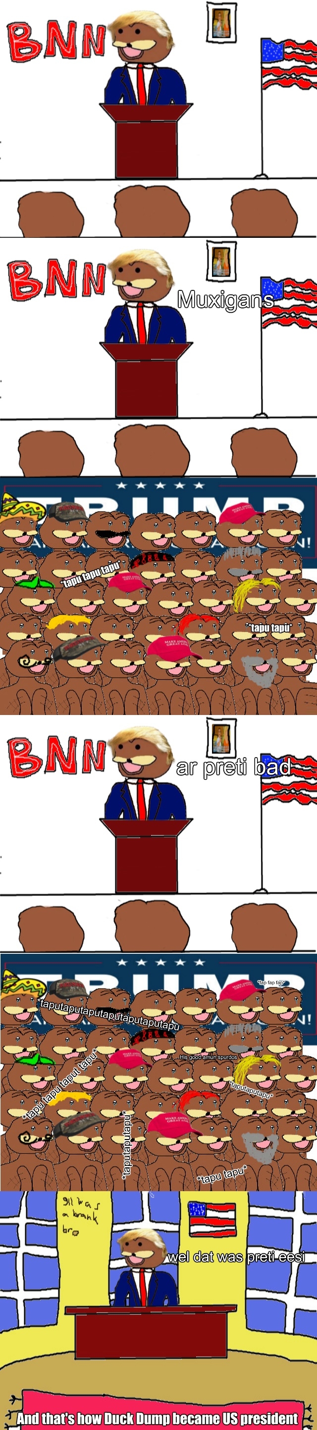 Duck Dump becomes president