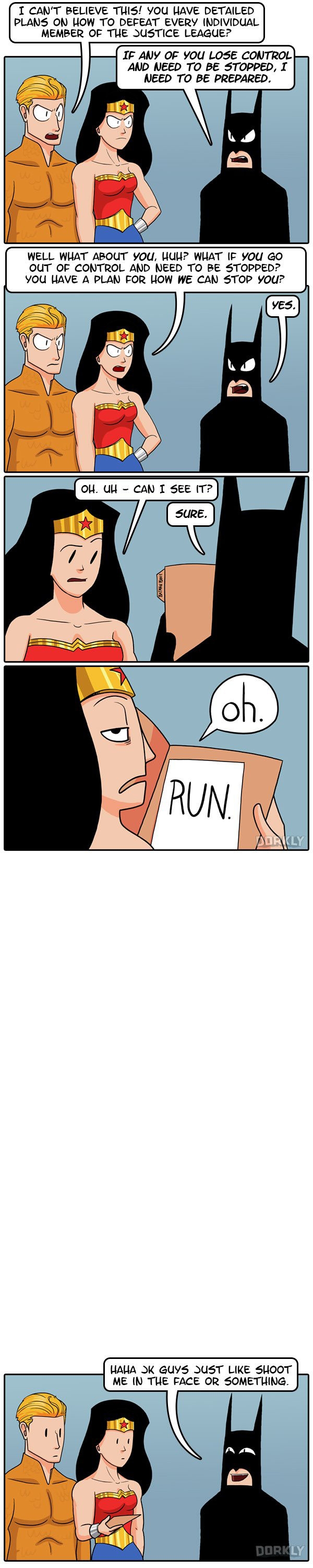 Batman being funny