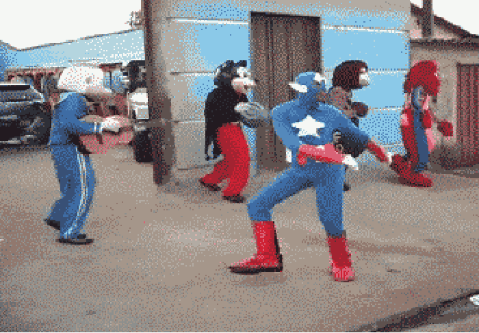 Captain America's back up team