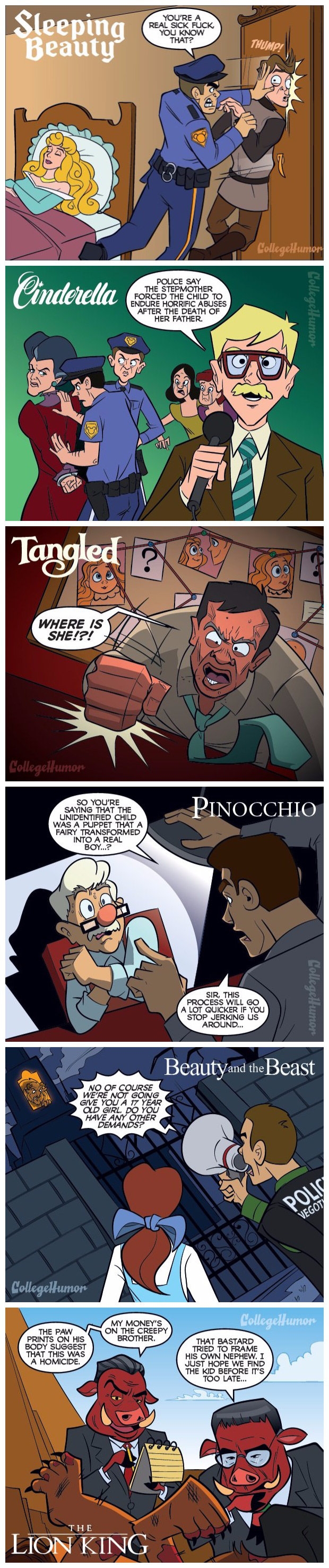 If Disney movies had cops
