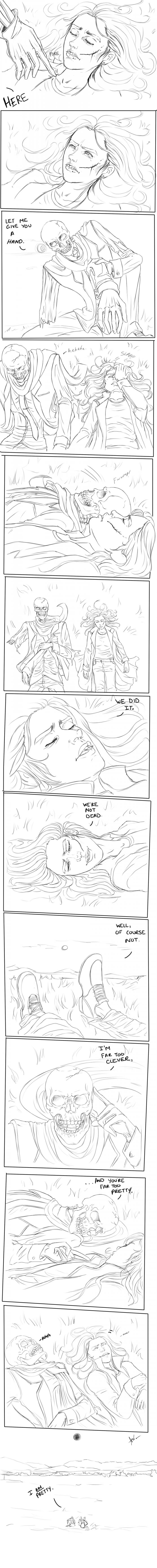 Skulduggery Pleasant & Valkyrie Cain