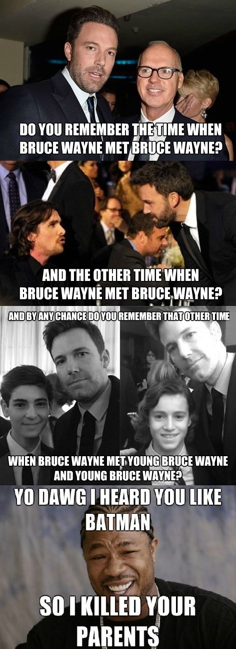 Bruce Wayne meets Bruce Wayne