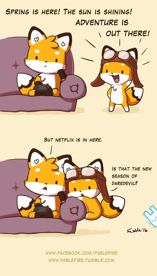 Adventure is out, netflix is in