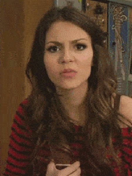 When she won't stop talking