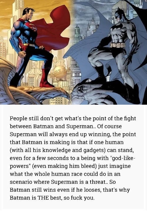 Batman vs Superman