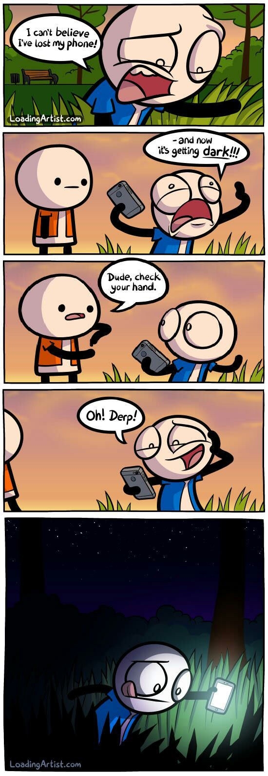 Dude, check your hand