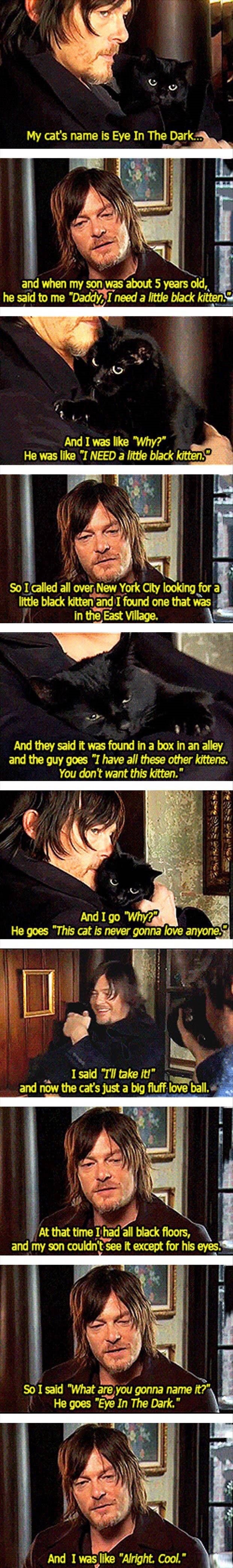 Daryl and his cat