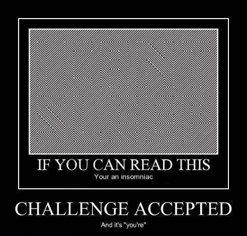 Challenge accepted