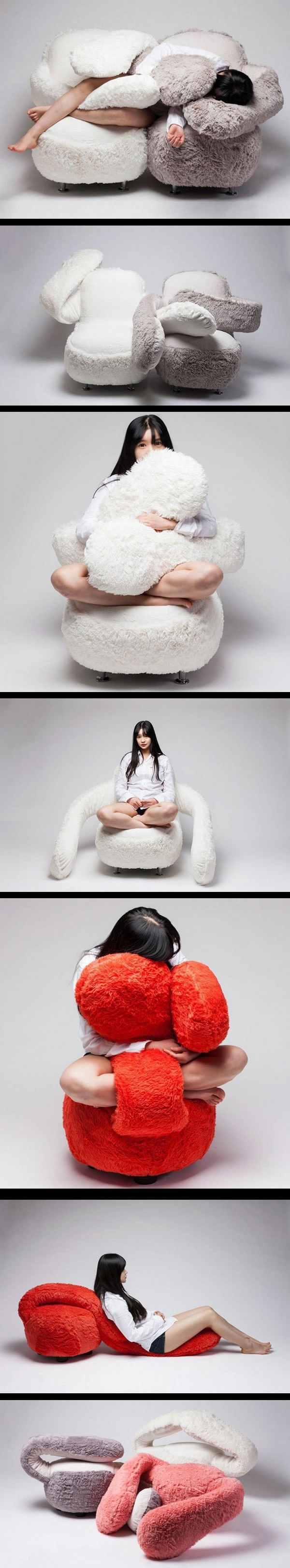 Hugging sofa