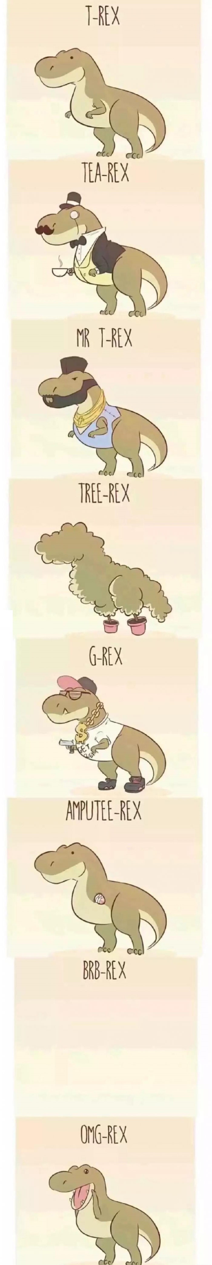 Cute t-rex