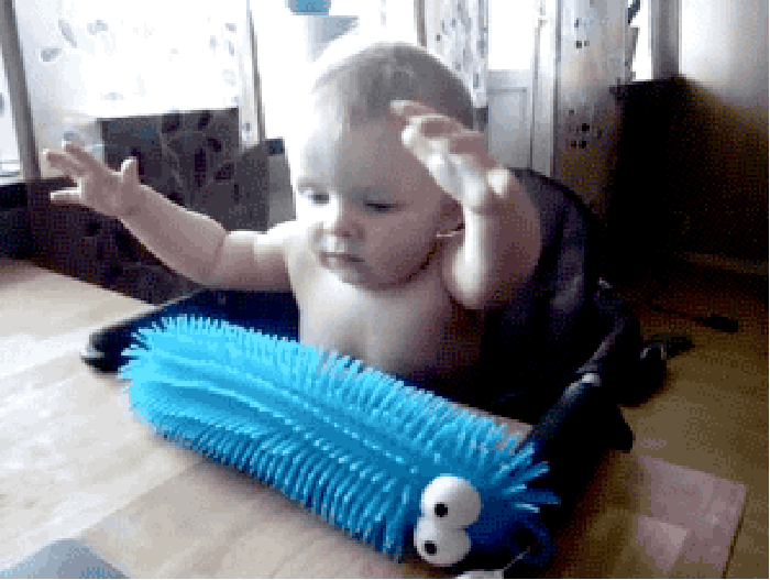 His reaction