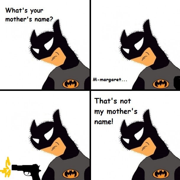 Batman's killing justification