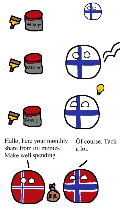 Finland getting that oil money