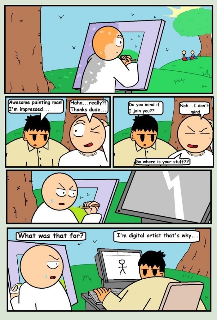 Digital artist's problem
