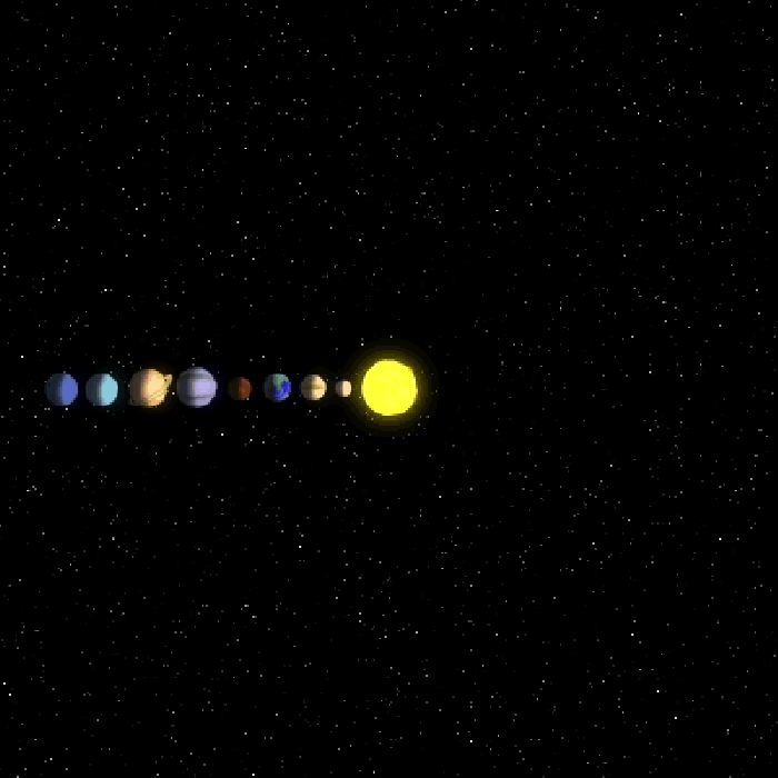 The solar system amazes me