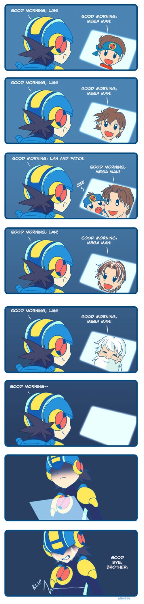 Good Morning Megaman feels network