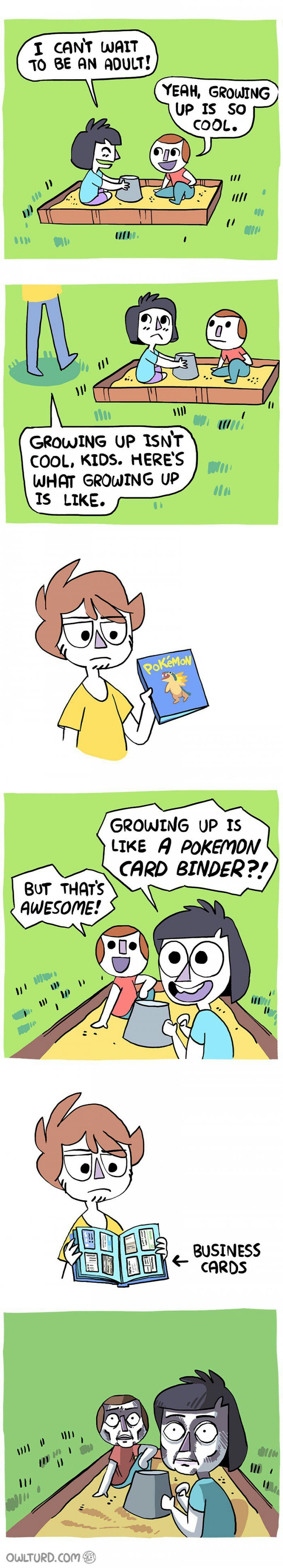 Growing up...