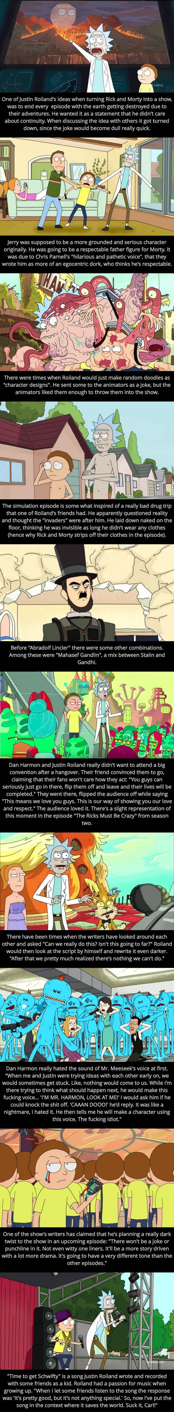 Some Rick and Morty facts