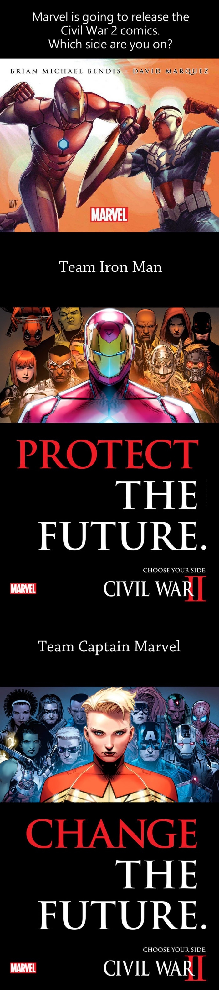 Civil War 2 comics