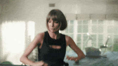 Just Taylor Swift exercising