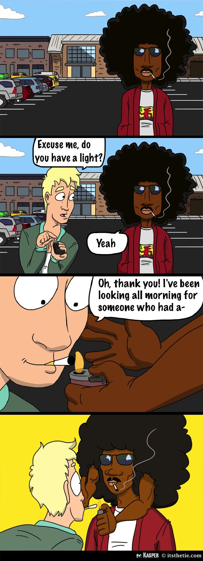 Cool afro bro