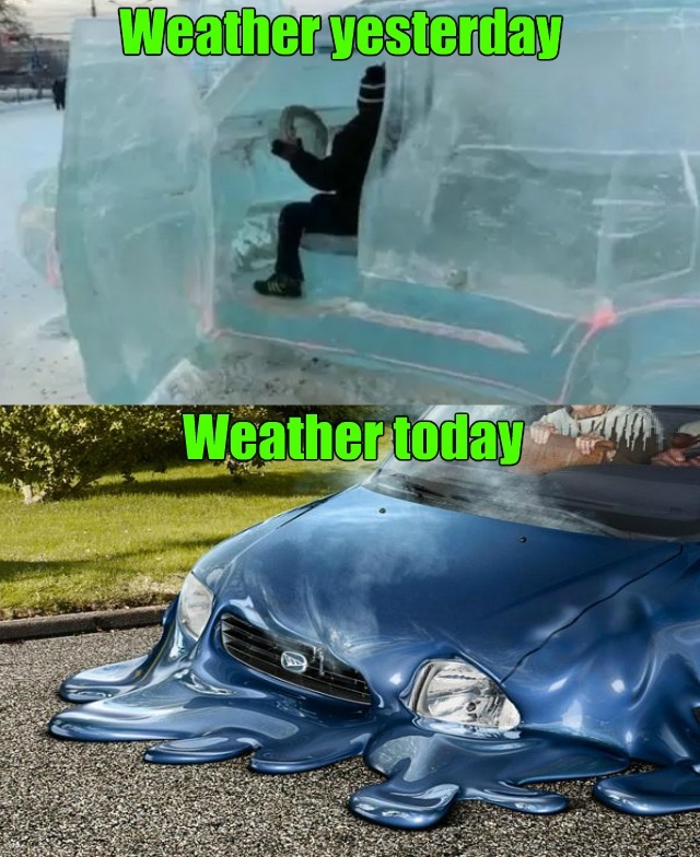 Weather change be like