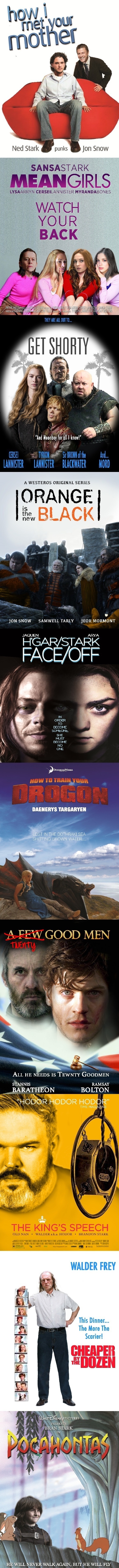GOT characters in alternative roles