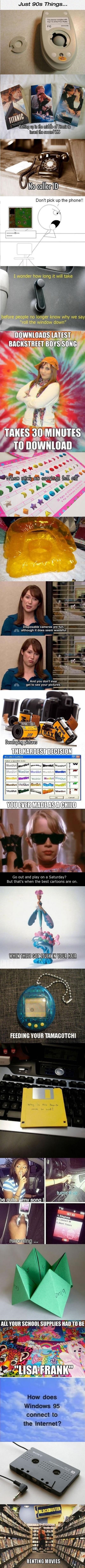 Just 90s things