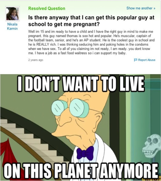 I just don't know anymore