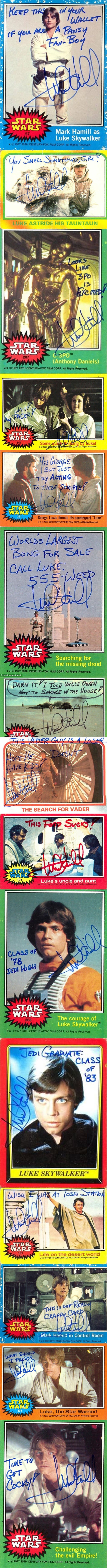 Mark Hamill gives the best autographs