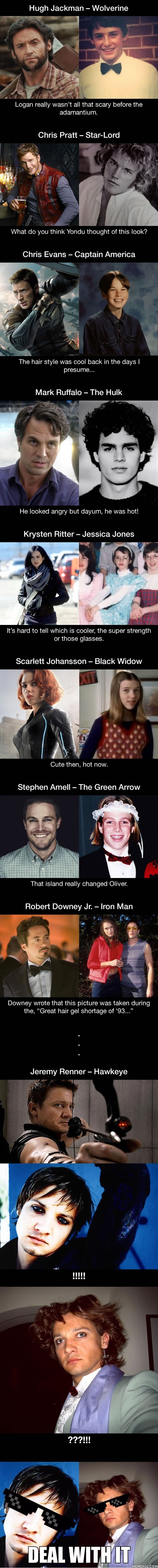 They weren't always super stars before they were heroes