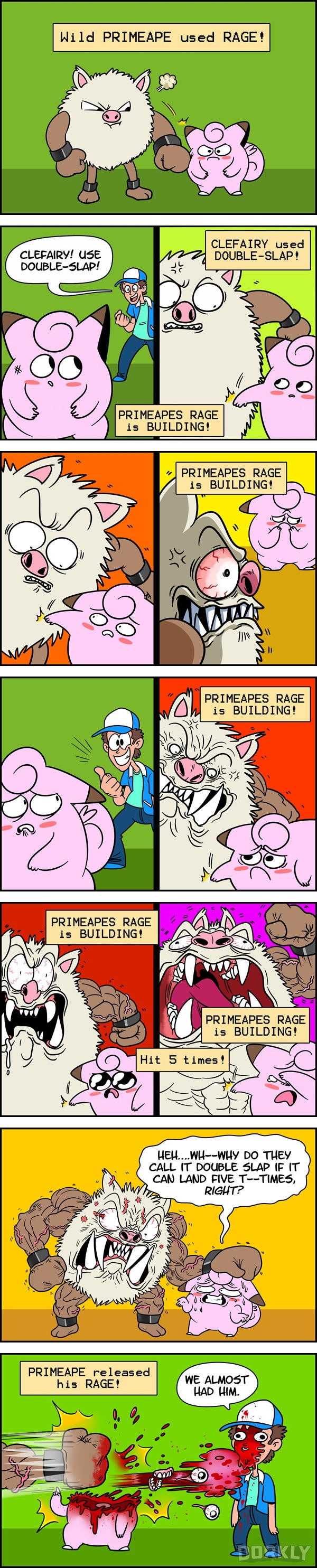 Worst move to use on a primeape
