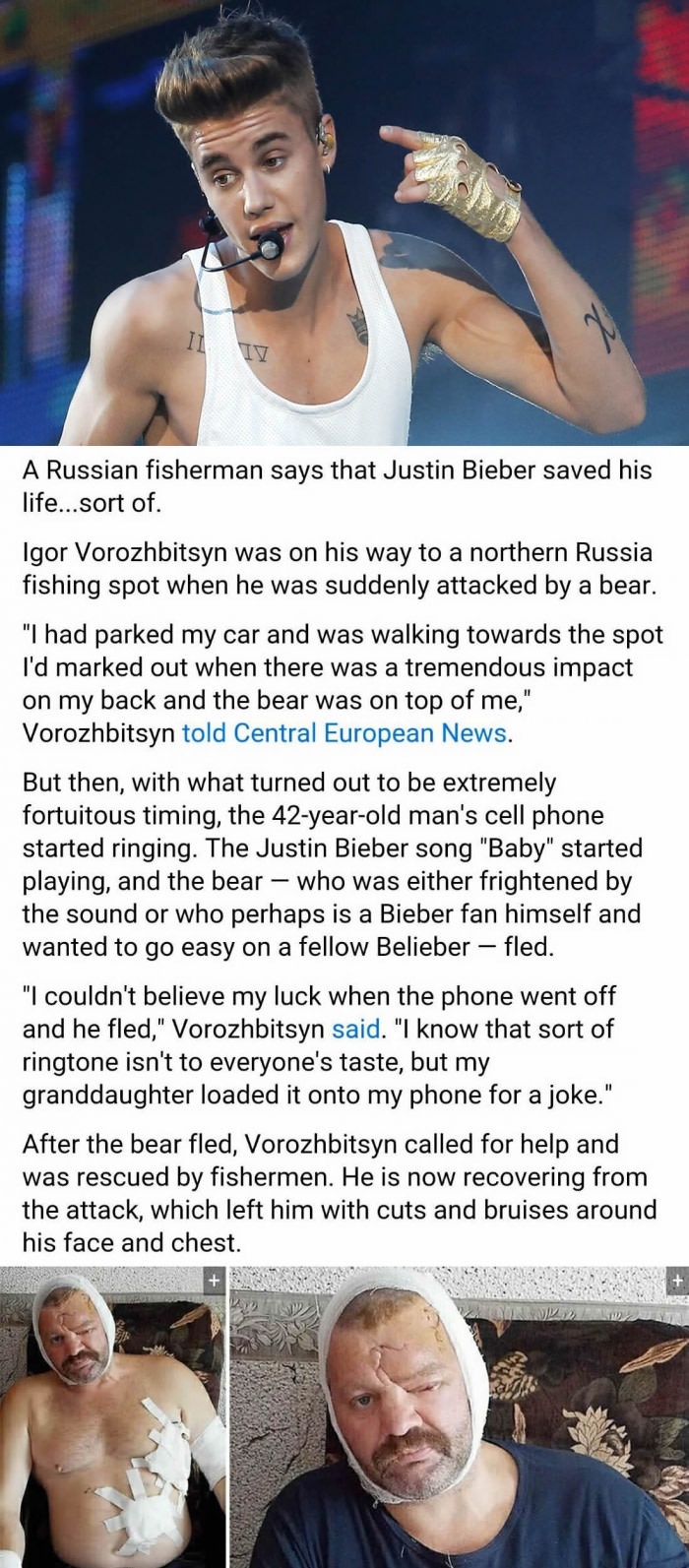 Finally, there's a benefit of Justin Bieber