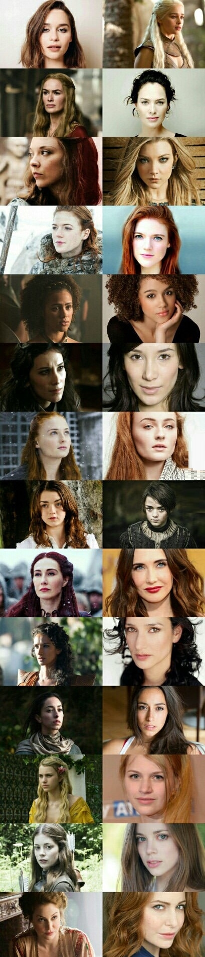 Who's the most beautiful GoT lady?