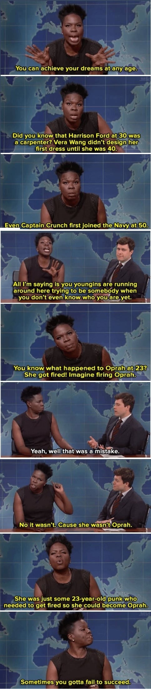 Leslie Jones on achieving your dreams