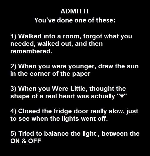 Admit It