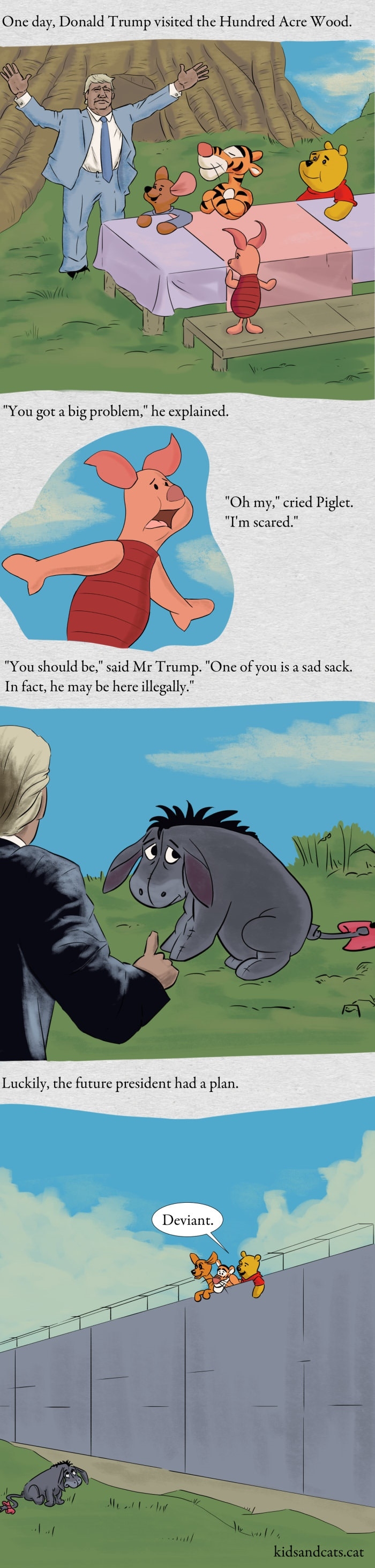When Trump met Winnie the Pooh