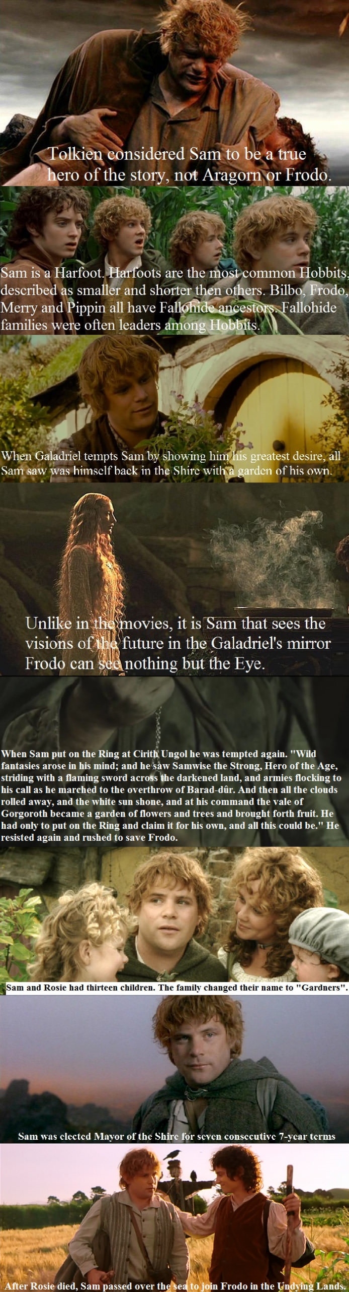 Samwise Gamgee facts