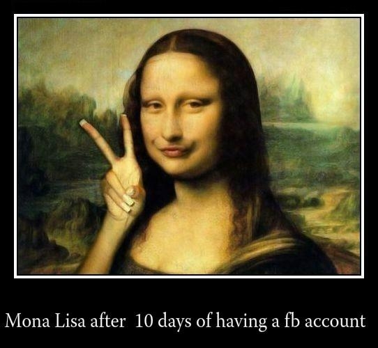 Duck Face Mona Lisa