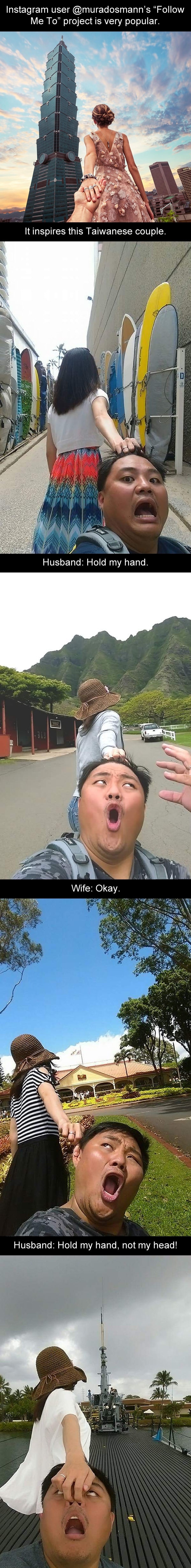 'Follow me to' inspiration