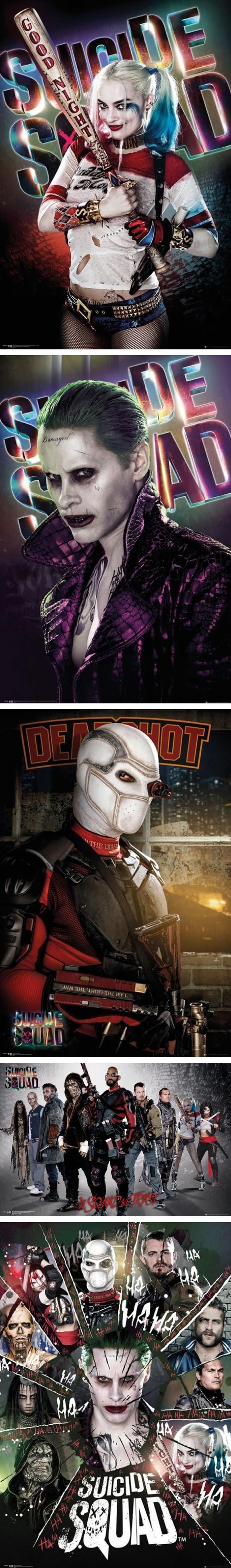 New Suicide Squad posters